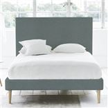 Square Bed - King - Beech Leg - Rothesay Aqua