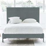 Square Bed - King - Metal Leg - Rothesay Aqua