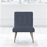 Eva Chair - Self Buttonss - Beech Leg - Rothesay Denim