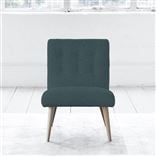 Eva Chair - Self Buttonss - Beech Leg - Rothesay Azure
