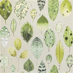 Tulsi Eau De Nil Floral Green Wallpaper