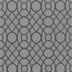 Merletti Graphite Grey Wallpaper