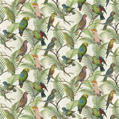Parrot And Palm Azure