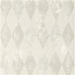 Arlecchino Ivory Purple Wallpaper