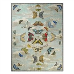 Mirrored Butterflies Sky Throw