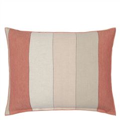 Brera Gessato Coral Cushion