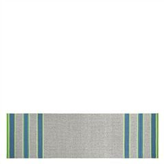 Pompano Cobalt Outdoor Runner Rug