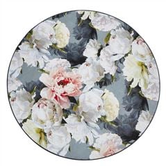 Peonia Grande Zinc Round Rug