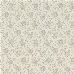 Scrimshaw Floral Soapstone Purple Wallpaper