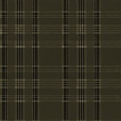 Deerpath Trail Plaid Sepia Checked Wallpaper