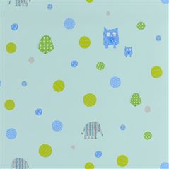 Chalk Farm Ocean White Wallpaper