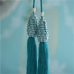 mandola tie - back turquoise