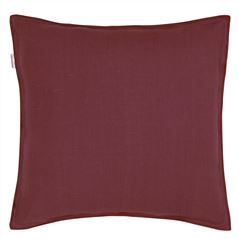 Coussin en lin Brera Lino Rosewood & Azalea