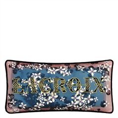 Coussin Lacroix Cherry! Bleu Denim