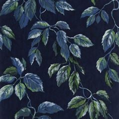 Jangal Viridian Blue Wallpaper
