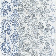 Kasavu Delft Blue Wallpaper