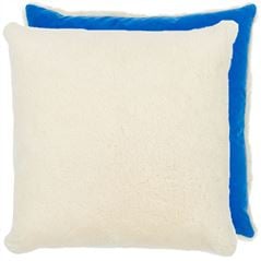 Mousson Chalk & Cerulian Large Blue Cushion