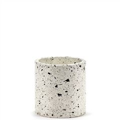 Terazzo White & Black Planter