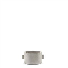 Small Oval Concrete Planter