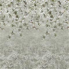 Assam Blossom Platinum Grey Wallpaper