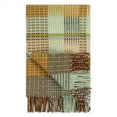 Plaid Tasara Ochre Woven