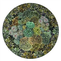 Tapis Rond Madhya Moss