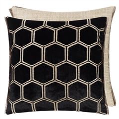 Manipur Noir Small Square Cushion