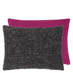 Fontenoy Charcoal Boucle Decorative Pillow