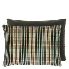 Shastri Natural Velvet Decorative Pillow