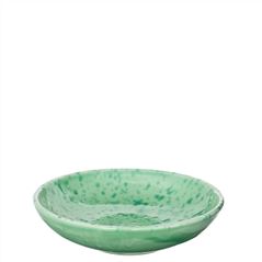 Emerald Splatterware Small Bowl