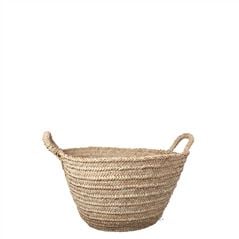Small Palm Leaf Basket With Handles