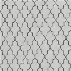 Pergola Trellis Graphite Brown Wallpaper