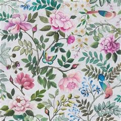 Porcelaine De Chine Fuchsia Floral Wallpaper