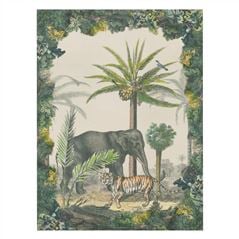 Palm Trail Sepia Throw
