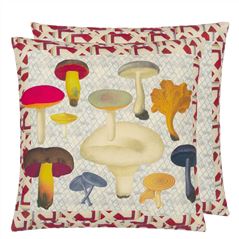 Chanterelle Carmine Decorative Pillow