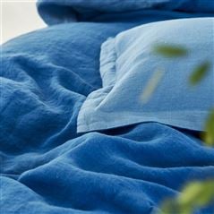 Biella Cobalt & Lapis Plain Blue Bed Linen