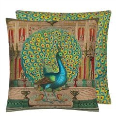 Peacock Emerald Cushion