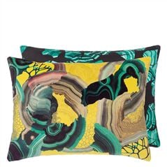 Precious Iris Decorative Pillow