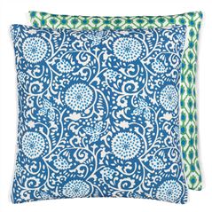 Outdoor Shaqui Prussian Decorative Pillow
