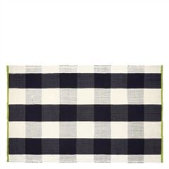 Saliya Noir Geometric Rug