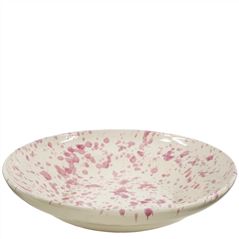 Rose Splatterware Serving Bowl