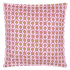 Outdoor Jaal Fuchsia Box Cushion 