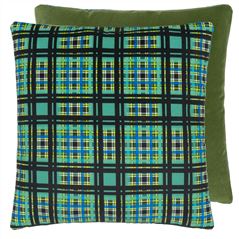 Patiali Azure Velvet Decorative Pillow