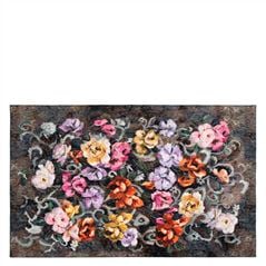 Tapestry Flower Damson Floral Tapis