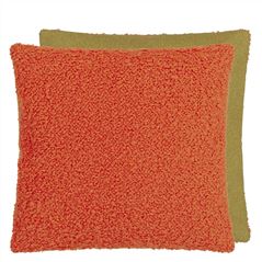 Cormo Persimmon Green Cushion