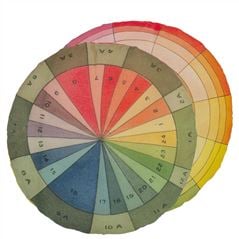 Colour Wheel Multicolour Decorative Pillow