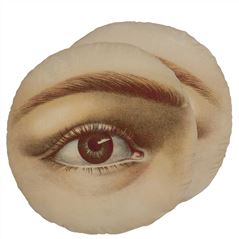 Eye Sepia Vintage Cushion