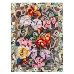 Tapestry Flower Damson Decke