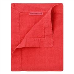 Lario Pimento Linen Placemats & Napkins