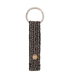 Neutral Noir Lines Keyring